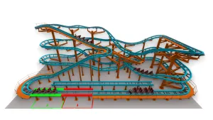 Wild moose mini family coaster