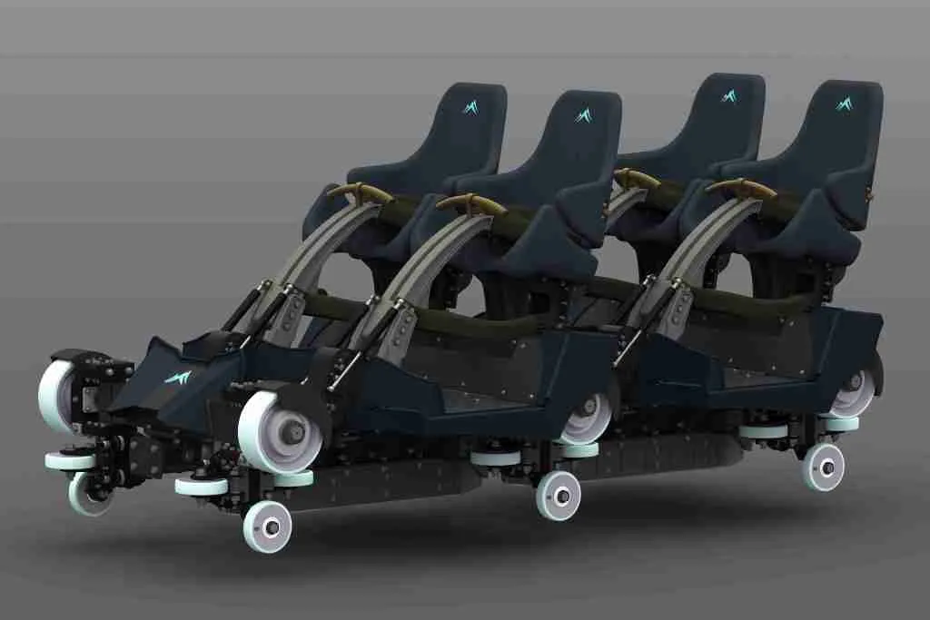 Wild Moose Family Coaster RMC - Train